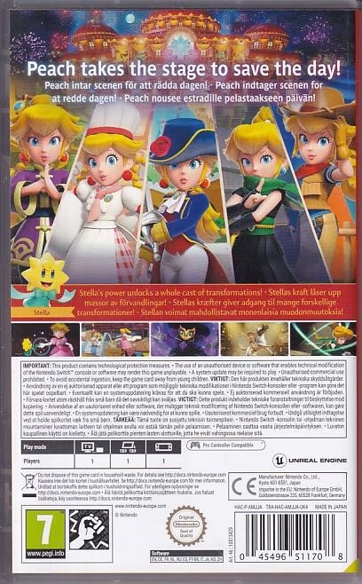 Princess Peach Showtime - Nintendo Switch (A Grade) (Genbrug)